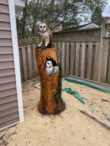 Garden Sculpture Barn owl